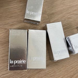 Six different la prairie products smaller sizes